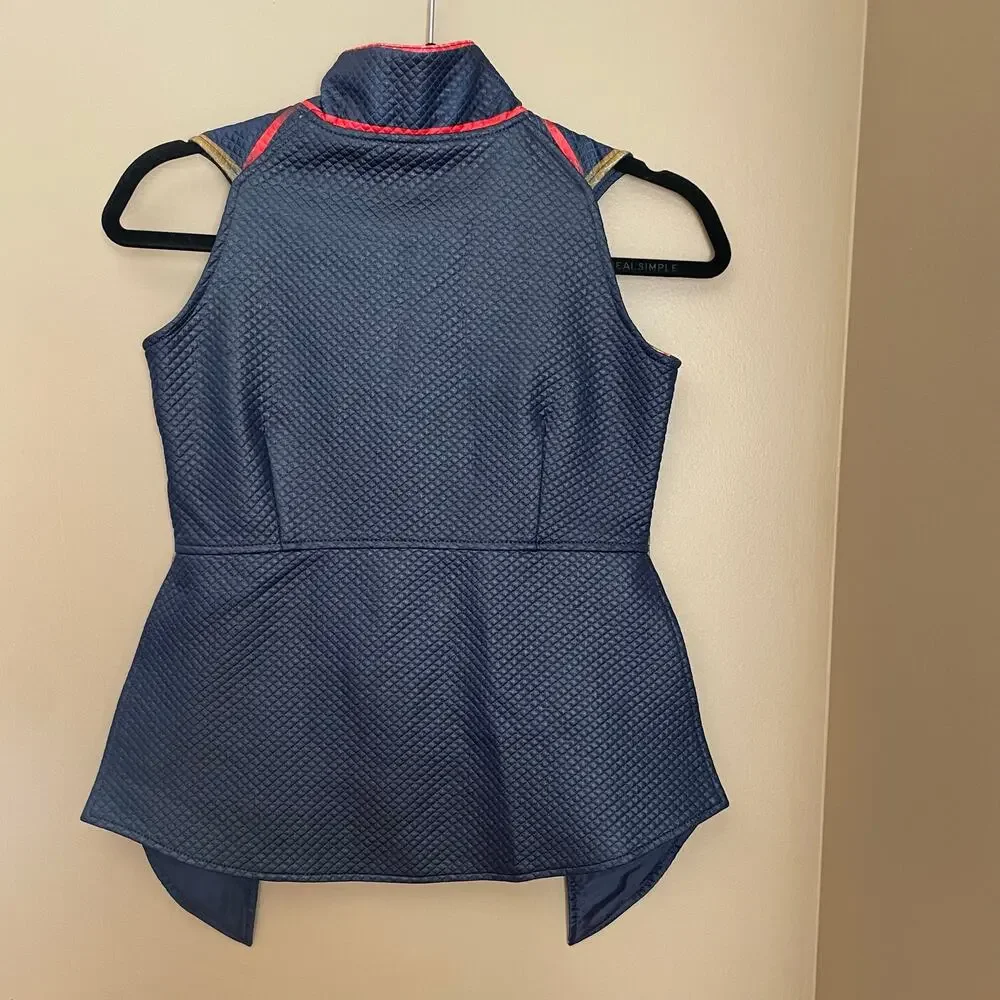 Disney Store Marvel Wasp Kids Costume Size 9/10 Blue Gold Vest Arm Sleeves - Picture 3 of 14